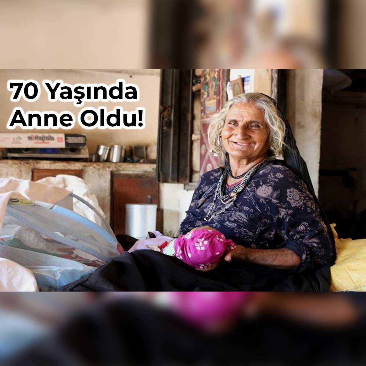 70 Yaşında Anne Oldu!
