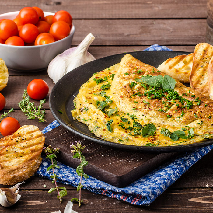 Gebelerin Yemekten Keyif Alacağı Nefis Yeşillikli Omlet Tarifi
