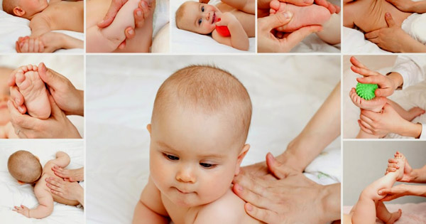 bebeklere kelebek masajı yapma