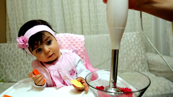 bebek beslenmesi blender kullanımı