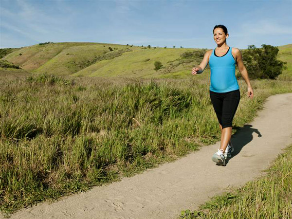 hamileyken yürümek