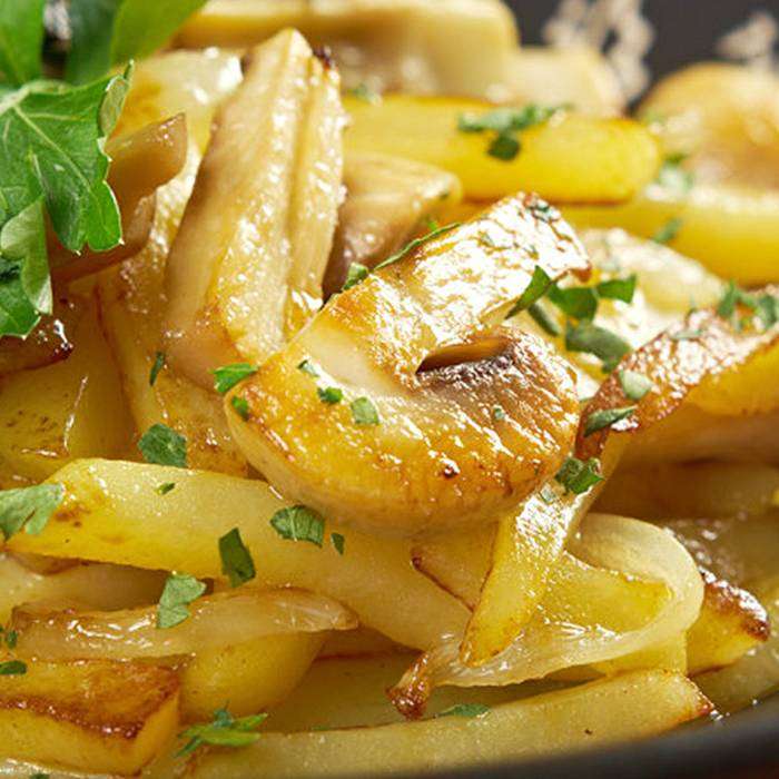 Protein Bombası: Patatesli Mantar Sote