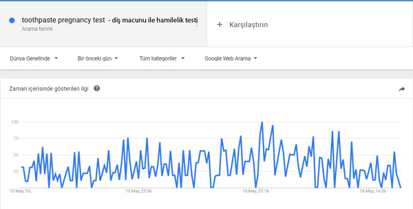 diş-macunu hamilelik testi -google-araması