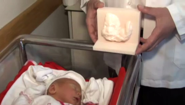 3 boyutlu bebek maketi
