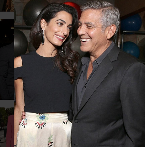 george clooney ikiz bebek