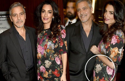 george clooney ikiz bebek
