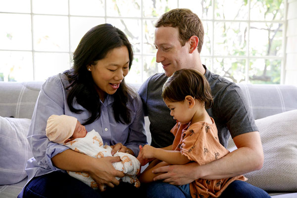 mark zuckerberg ikinci defa baba oldu