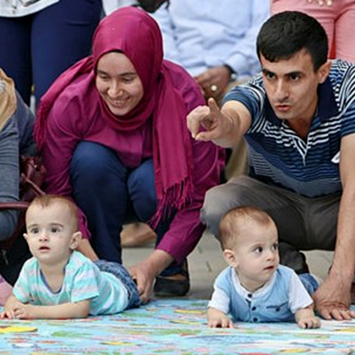 Bebek Emekleme Yarışması Renkli Görüntülere Sahne Oldu