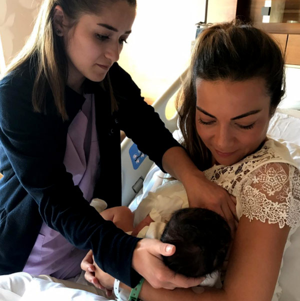 Burcu Kara'nın oğlu Ali Çınar 1 aylık oldu