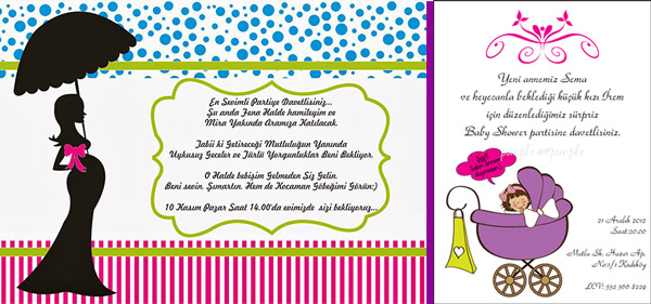 hoşgeldin bebek davetiyesi