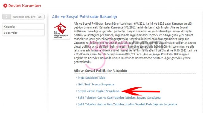 süt parası sorgulama
